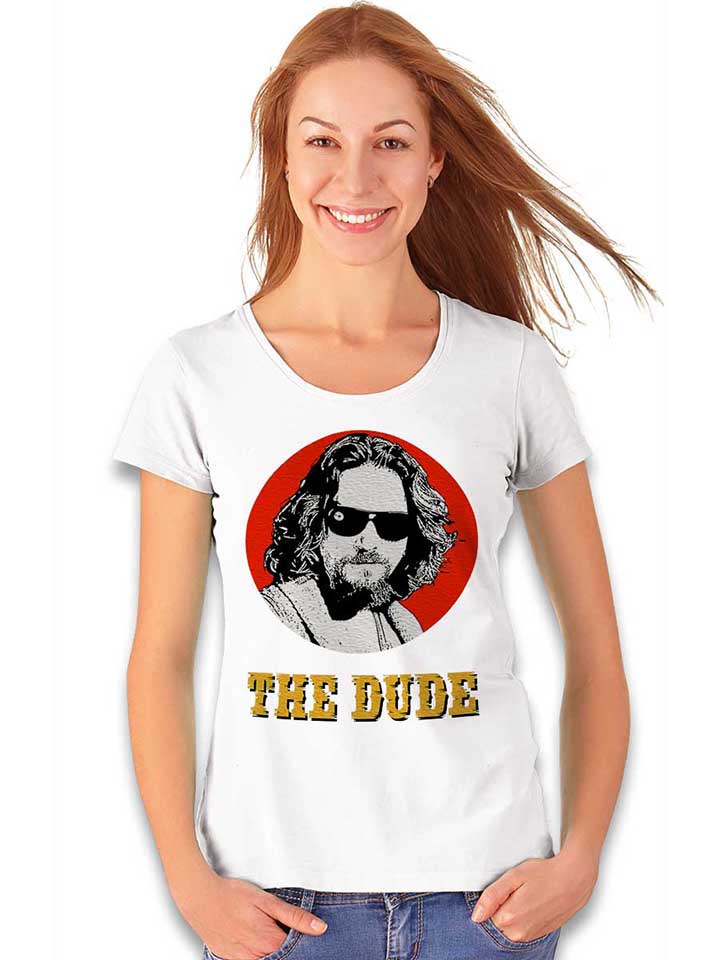 the-dude-damen-t-shirt weiss 2