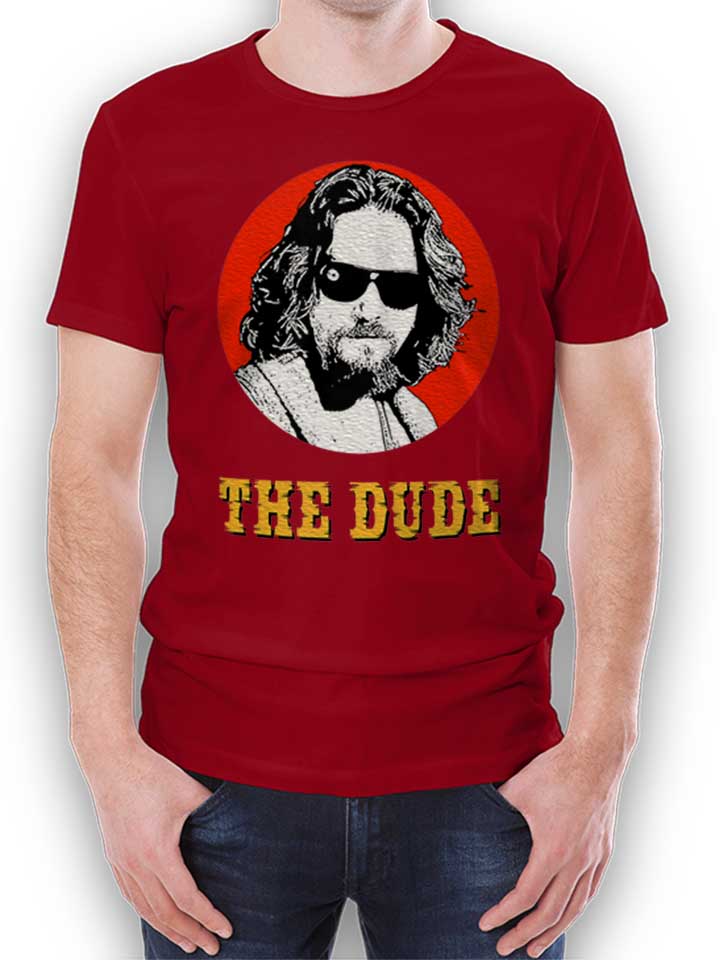 The Dude T-Shirt bordeaux L