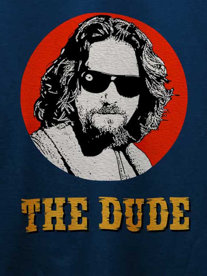 the-dude-t-shirt dunkelblau 4