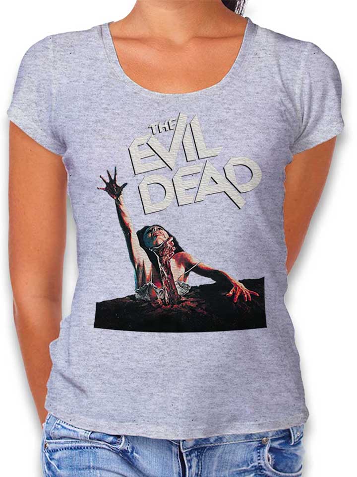 The Evil Dead Damen T-Shirt grau-meliert L