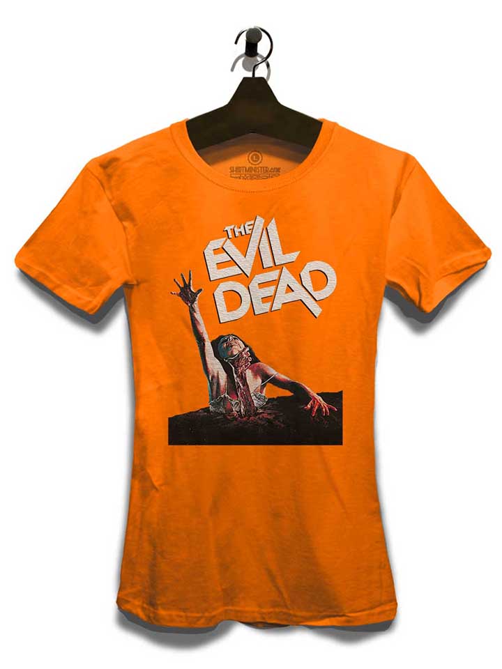 the-evil-dead-damen-t-shirt orange 3