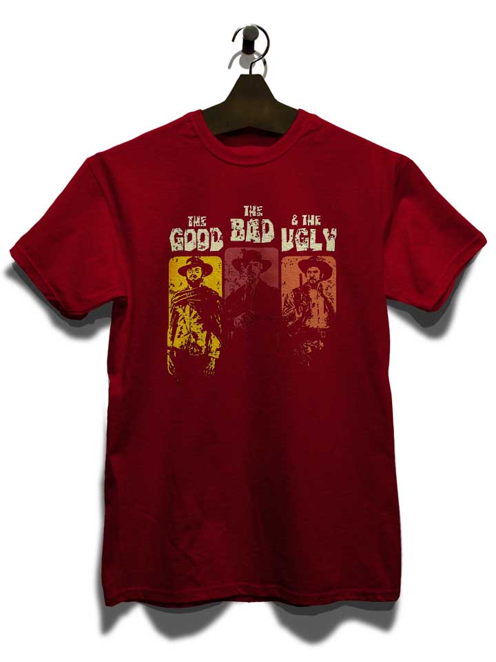 the-good-the-bad-and-the-ugly-02-t-shirt bordeaux 3