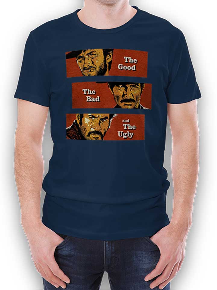 The Good The Bad And The Ugly T-Shirt navy L