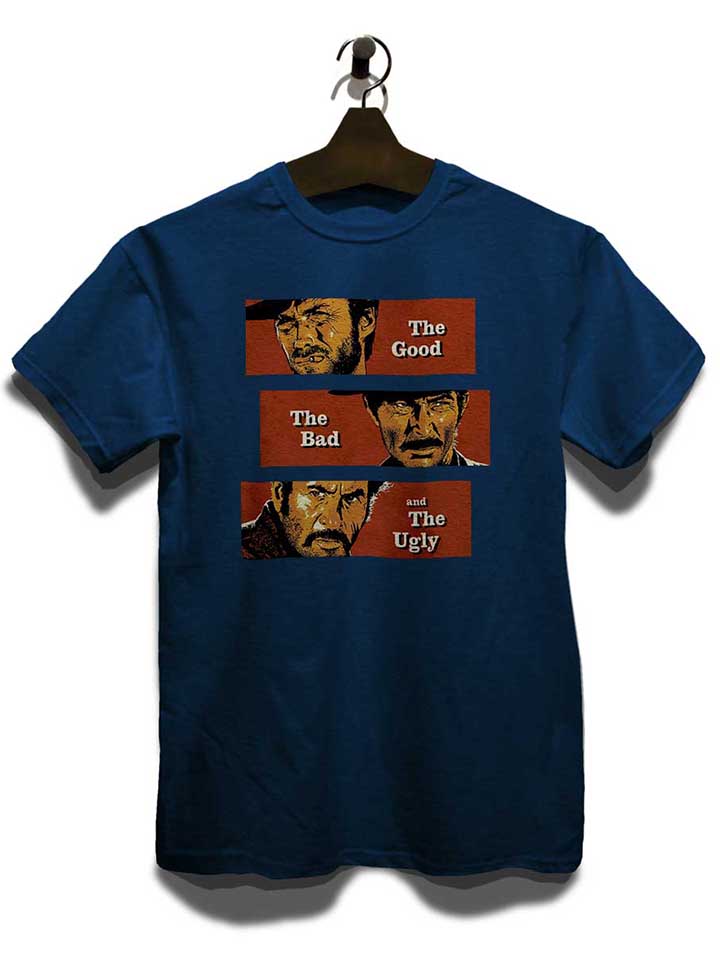 the-good-the-bad-and-the-ugly-t-shirt dunkelblau 3