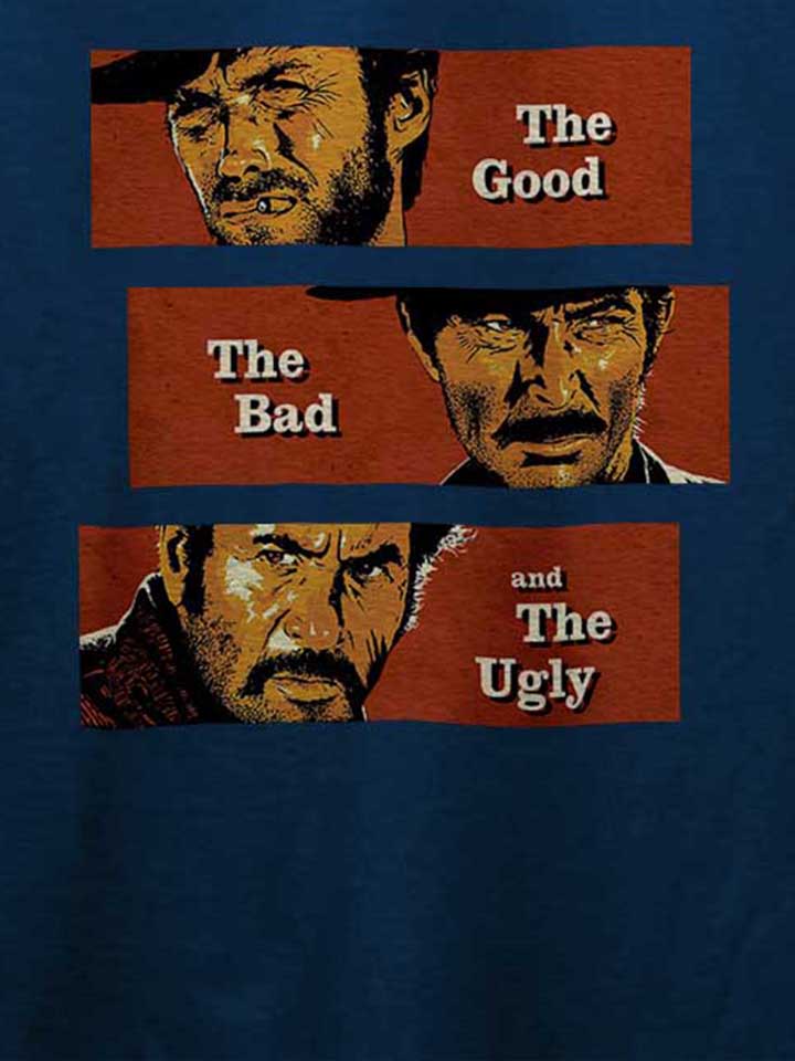 the-good-the-bad-and-the-ugly-t-shirt dunkelblau 4