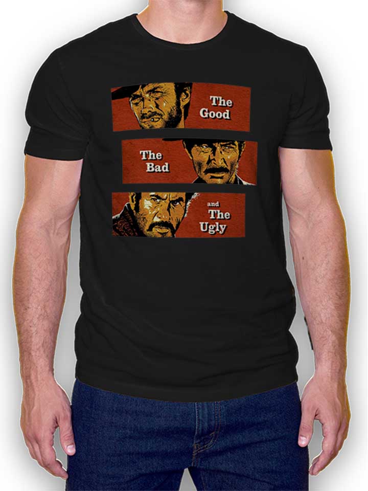 the-good-the-bad-and-the-ugly-t-shirt schwarz 1
