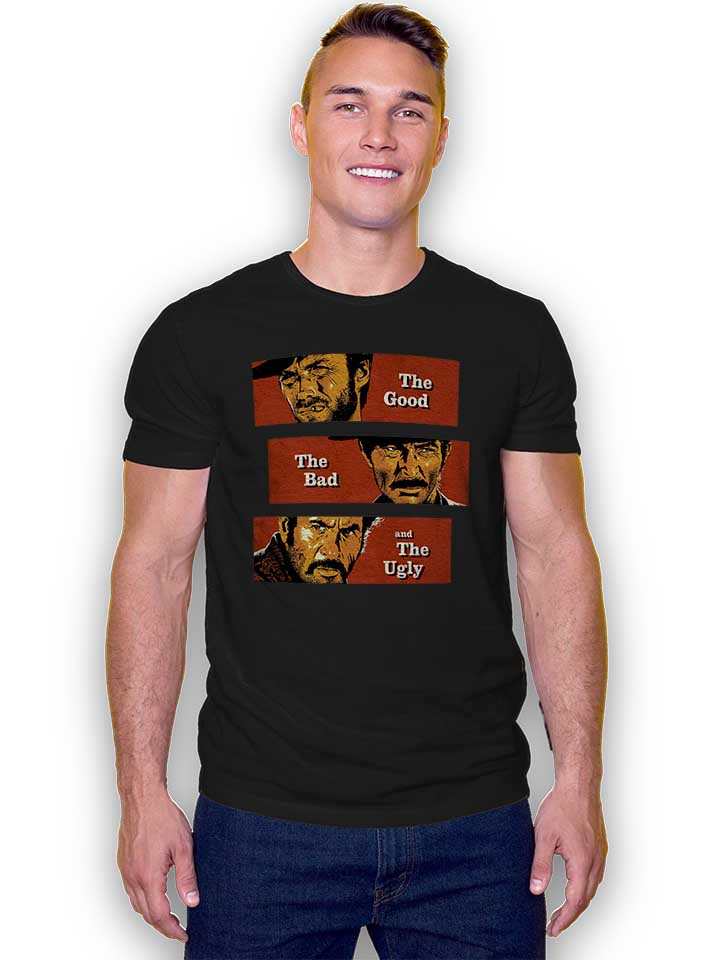 the-good-the-bad-and-the-ugly-t-shirt schwarz 2