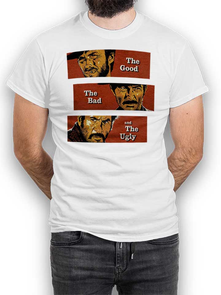 The Good The Bad And The Ugly T-Shirt blanc L