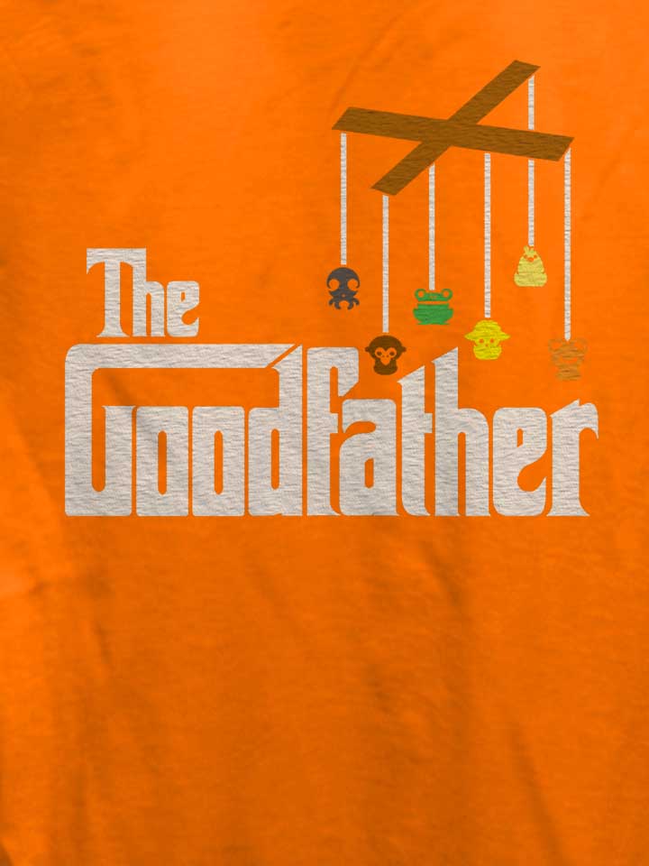 the-goodfather-damen-t-shirt orange 4