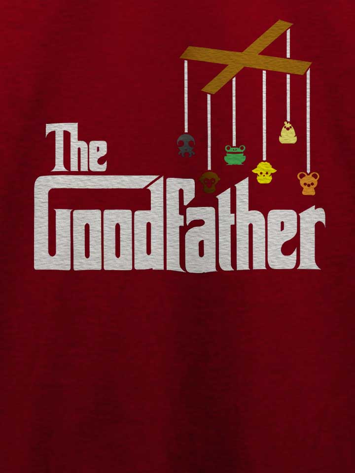 the-goodfather-t-shirt bordeaux 4