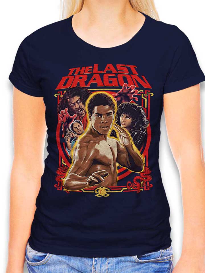 The Last Dragon Damen T-Shirt dunkelblau L