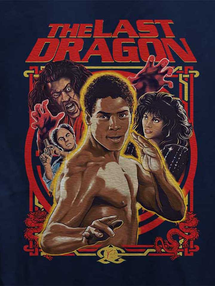 the-last-dragon-damen-t-shirt dunkelblau 4