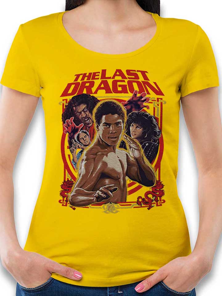 the-last-dragon-damen-t-shirt gelb 1
