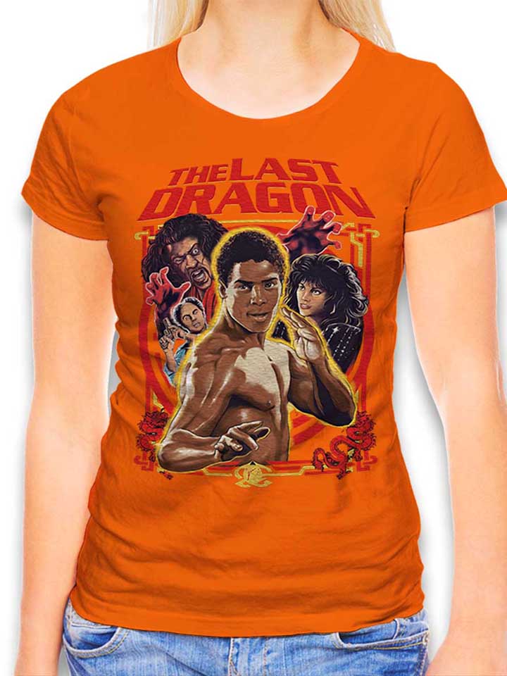 the-last-dragon-damen-t-shirt orange 1