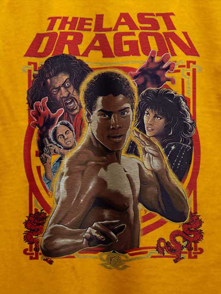 the-last-dragon-t-shirt gelb 4
