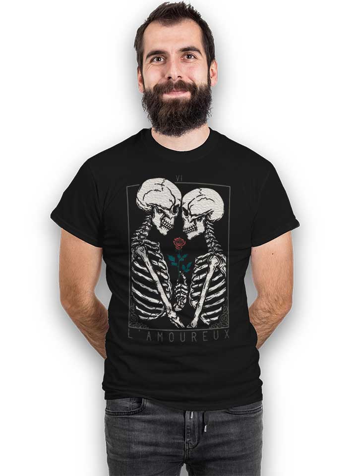 the-lovers-skeleton-t-shirt schwarz 2