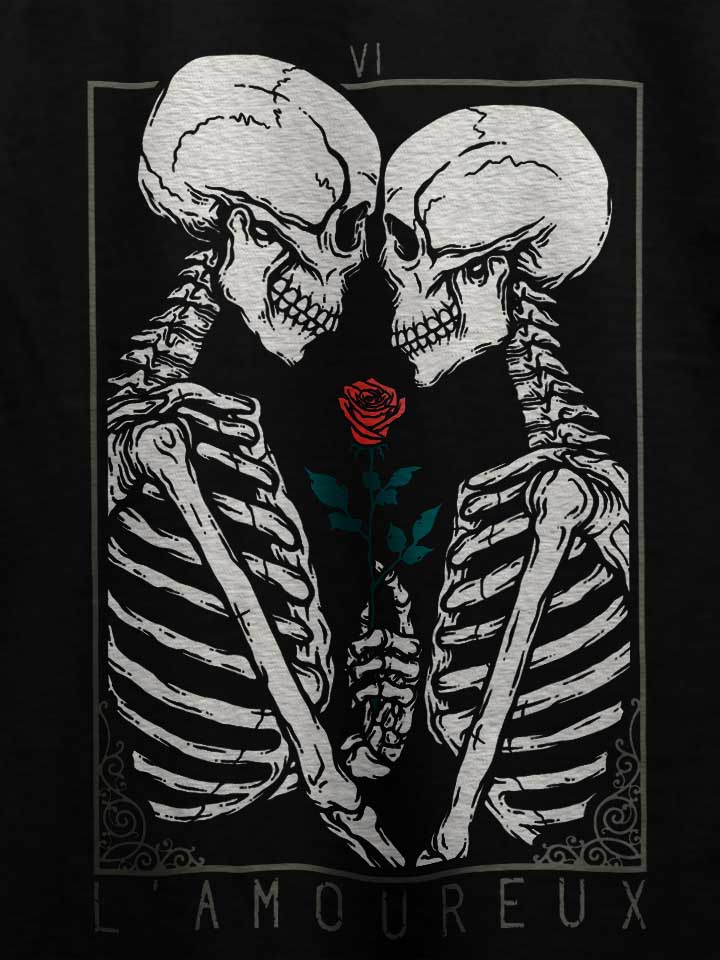 the-lovers-skeleton-t-shirt schwarz 4