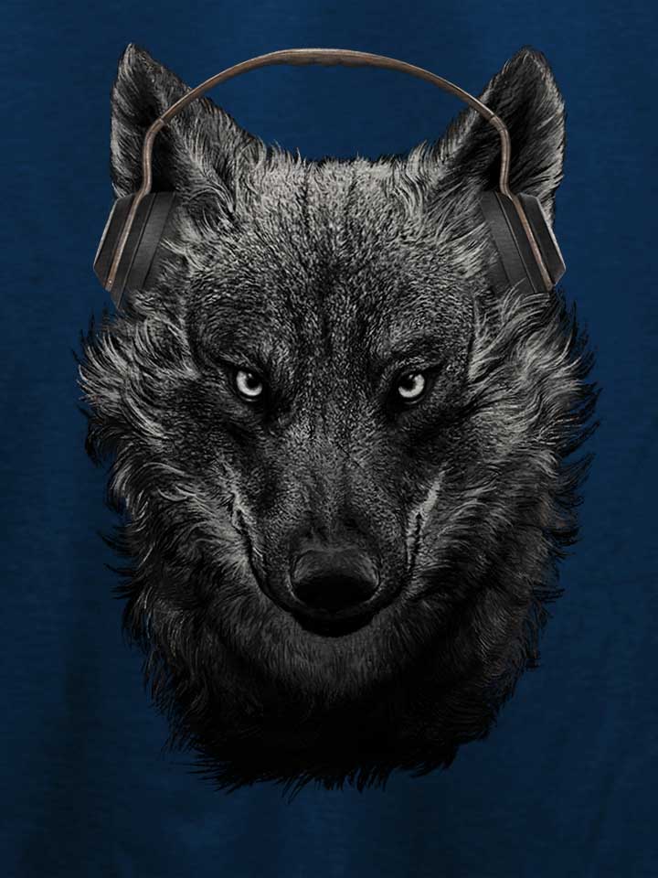 the-musical-wolf-t-shirt dunkelblau 4