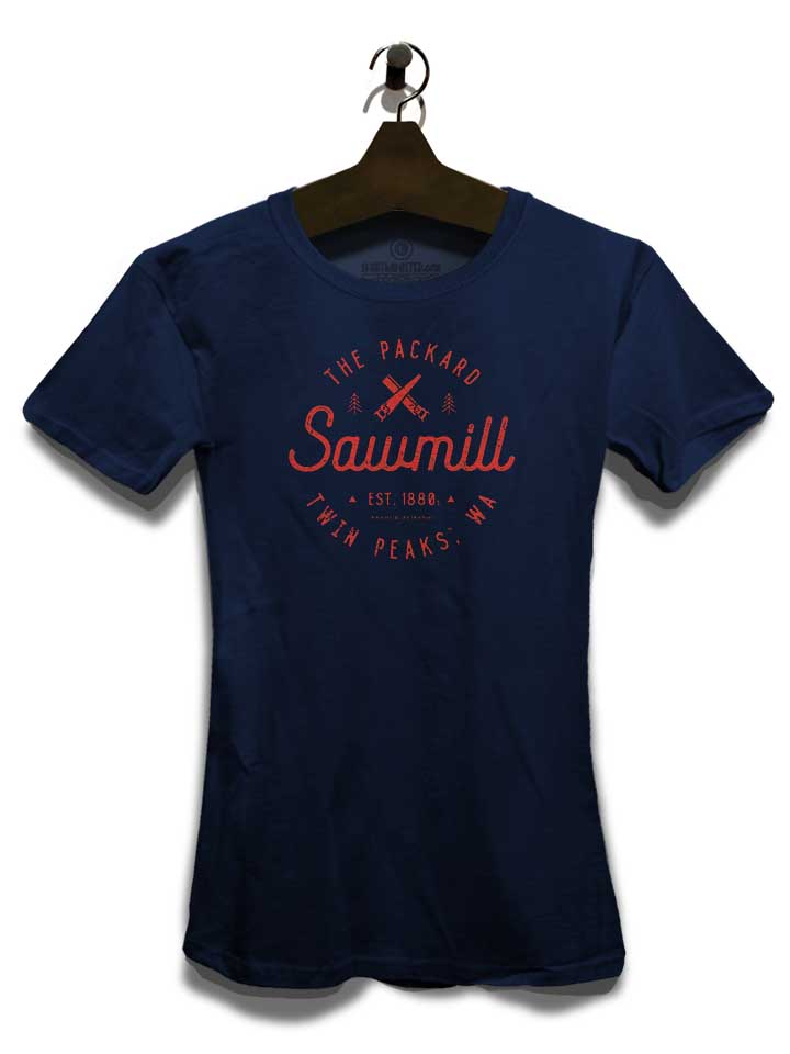 the-packard-sawmill-twin-peaks-damen-t-shirt dunkelblau 3