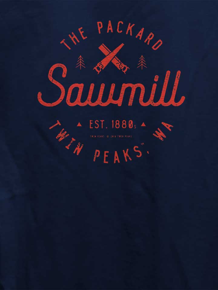 the-packard-sawmill-twin-peaks-damen-t-shirt dunkelblau 4