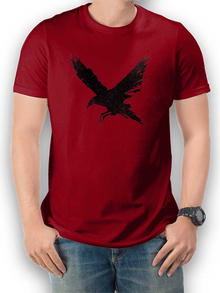 The Raven 02 Camiseta burdeos L