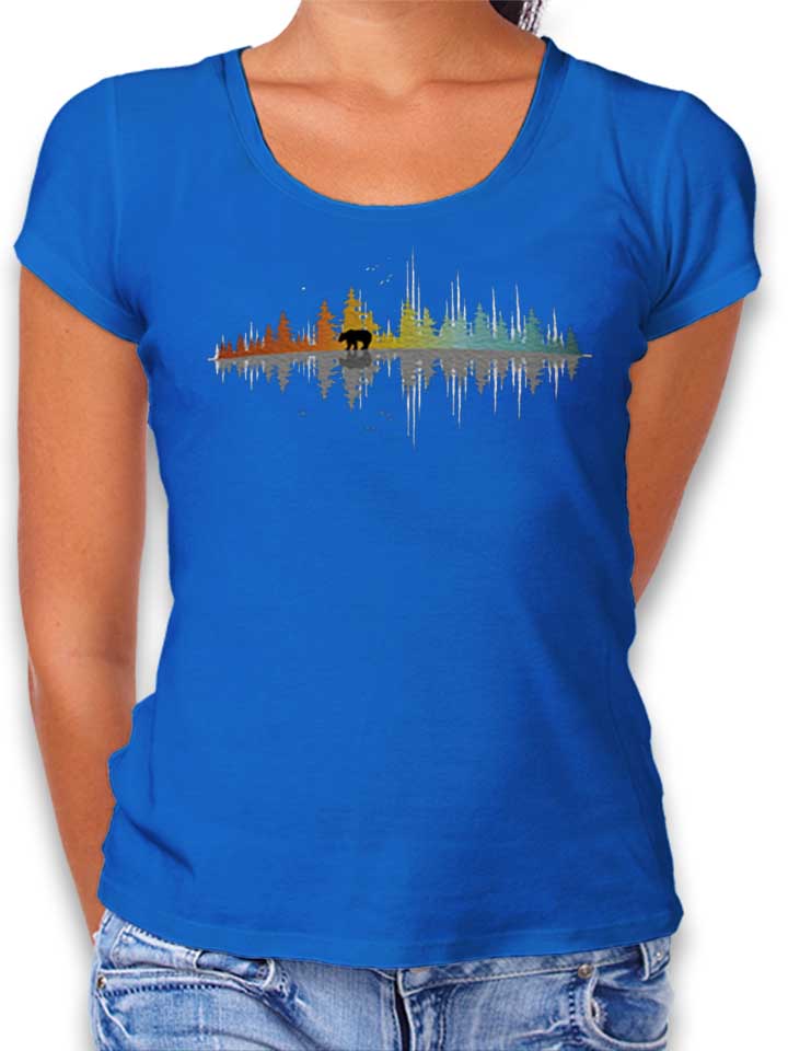 The Sounds Of Nature T-Shirt Femme bleu-roi L
