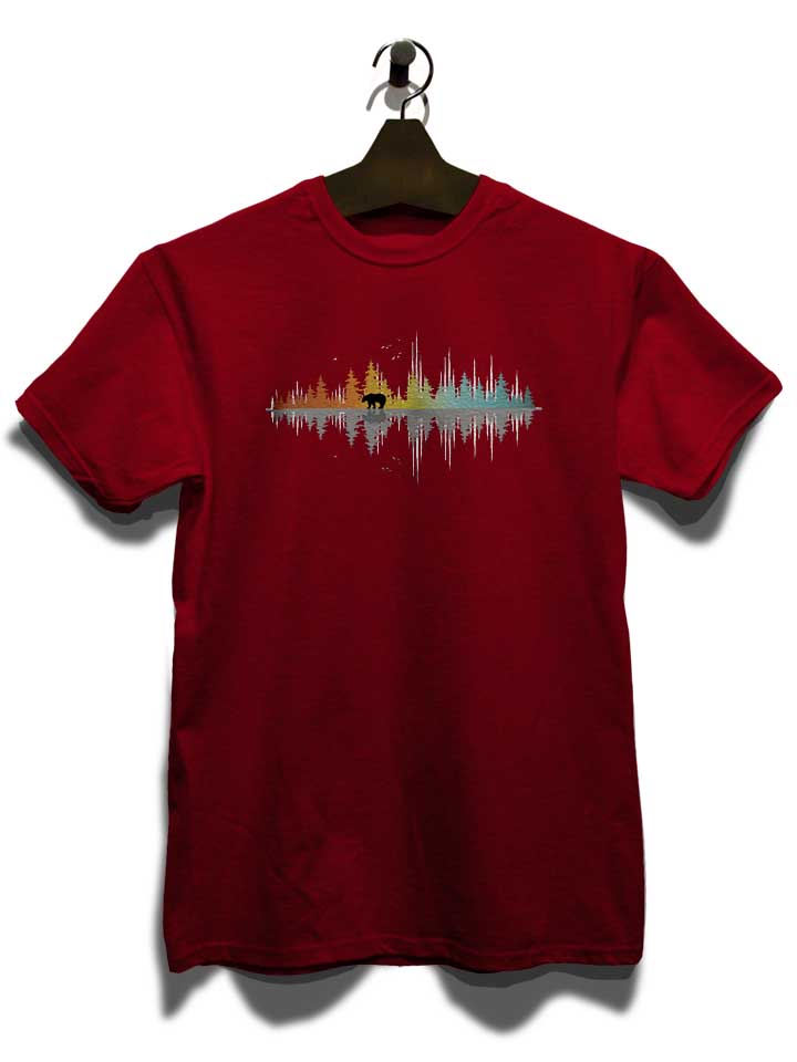 the-sounds-of-nature-t-shirt bordeaux 3