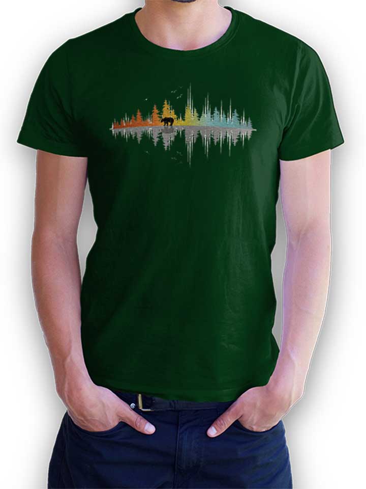 The Sounds Of Nature T-Shirt verde-scuro L