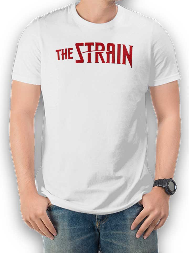 the-strain-logo-t-shirt weiss 1