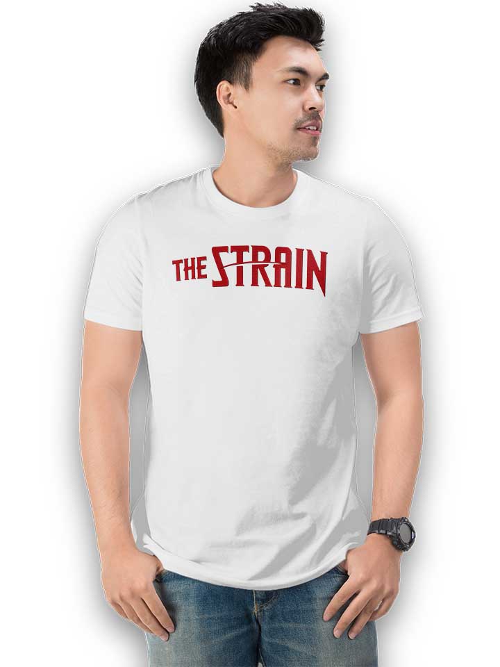 the-strain-logo-t-shirt weiss 2
