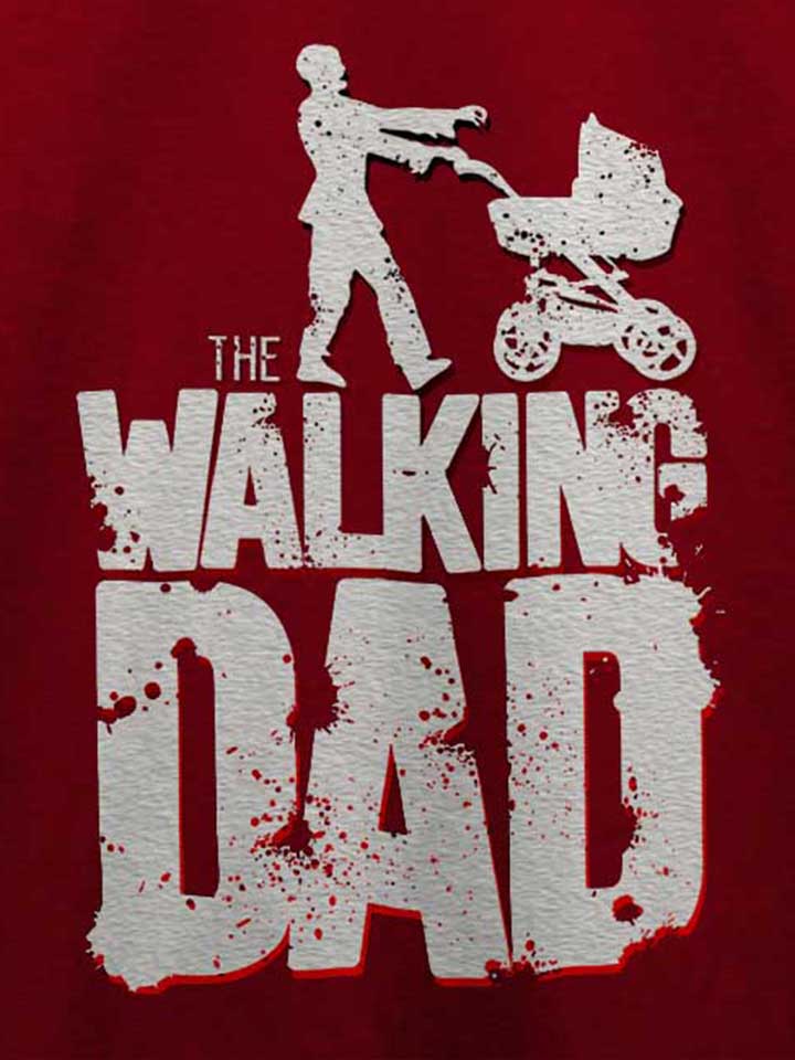 the-walking-dad-vintage-t-shirt bordeaux 4