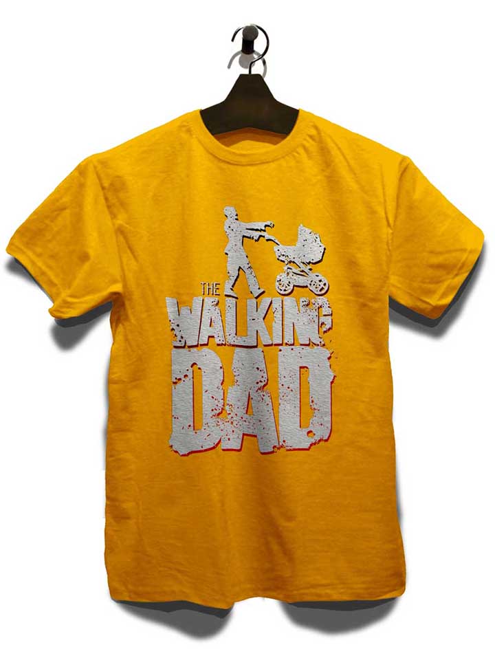 the-walking-dad-vintage-t-shirt gelb 3