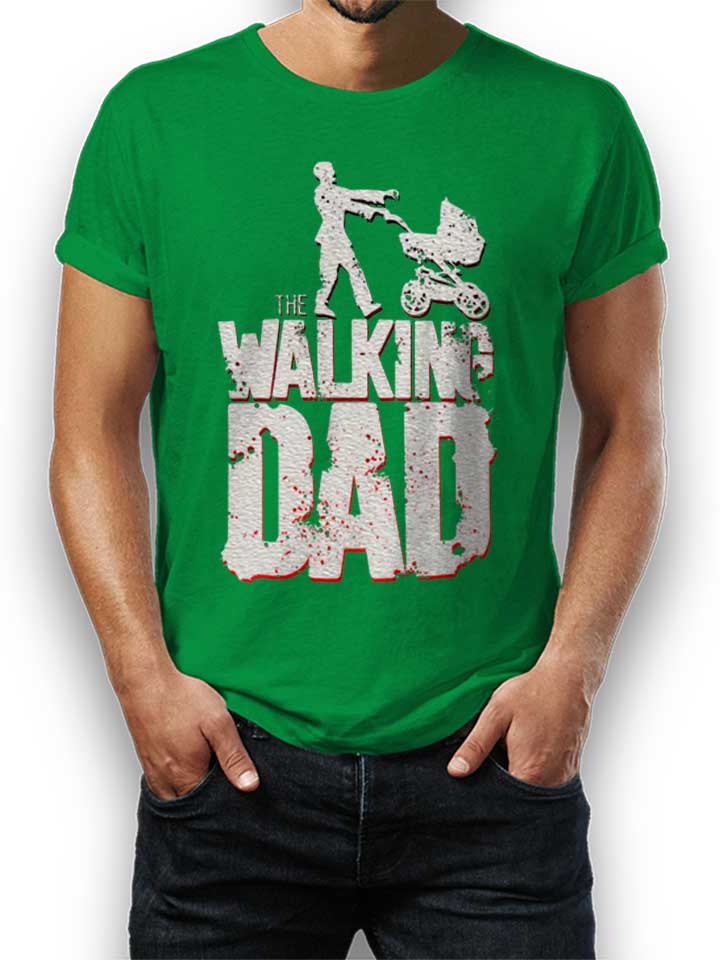 The Walking Dad Vintage T-Shirt vert-green L