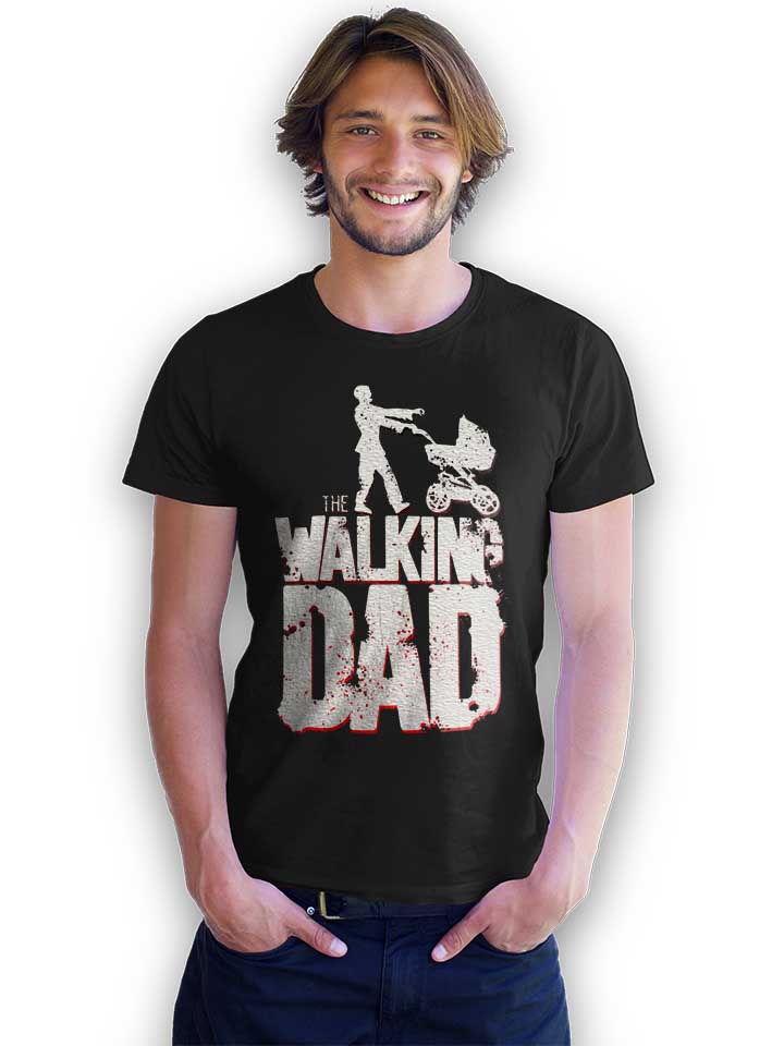 the-walking-dad-vintage-t-shirt schwarz 2