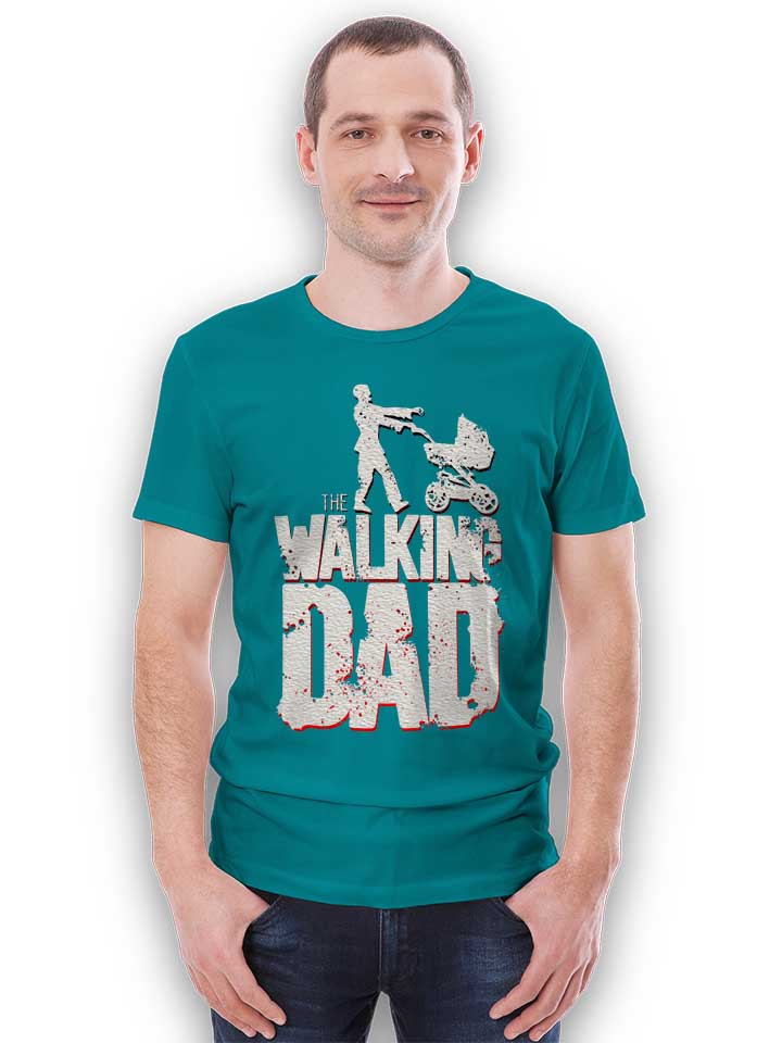 the-walking-dad-vintage-t-shirt tuerkis 2
