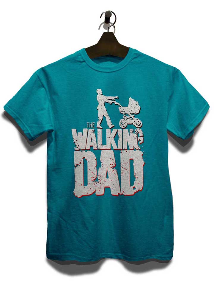 the-walking-dad-vintage-t-shirt tuerkis 3
