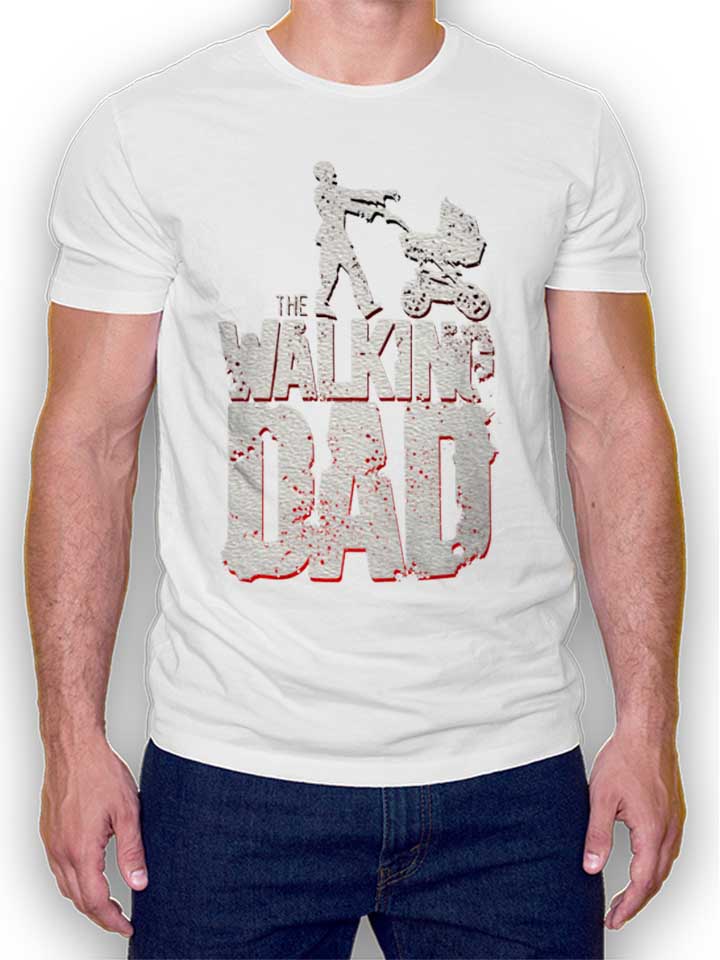 The Walking Dad Vintage T-Shirt weiss L