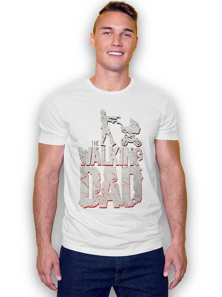 the-walking-dad-vintage-t-shirt weiss 2