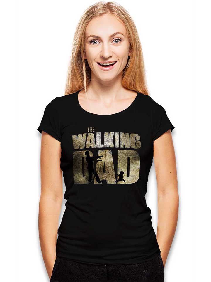 the-walking-dad-damen-t-shirt schwarz 2