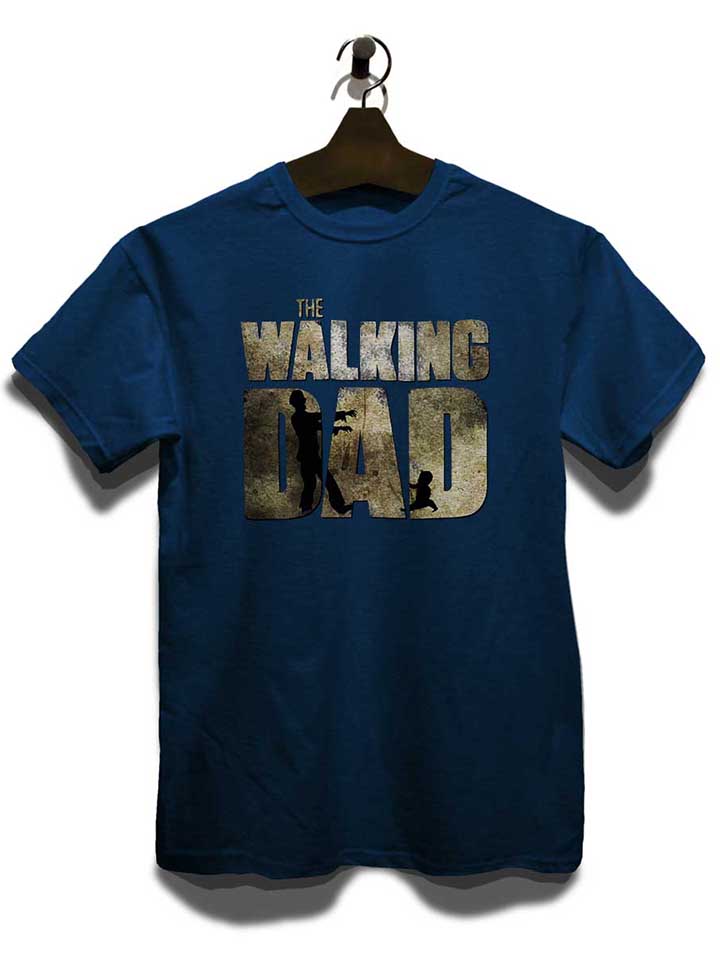 the-walking-dad-t-shirt dunkelblau 3