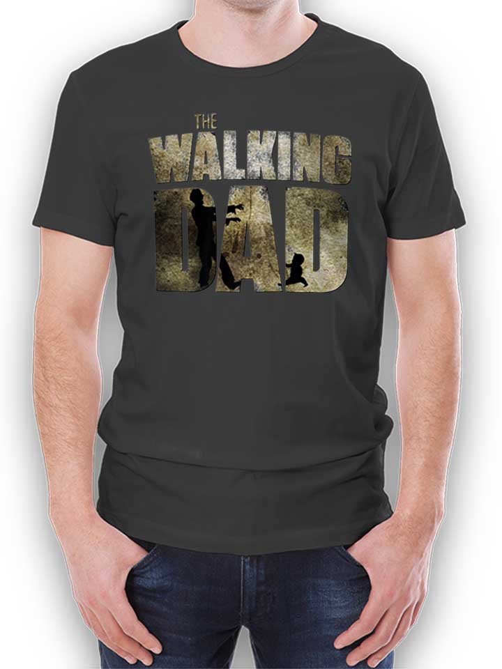 The Walking Dad Camiseta gris-oscuro L