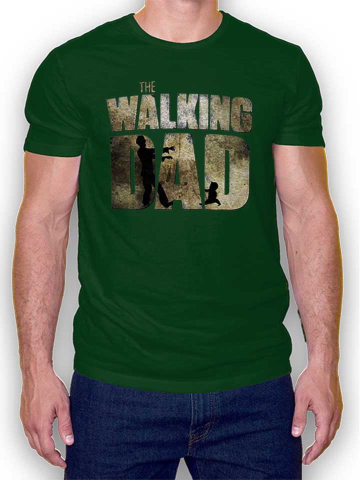 The Walking Dad T-Shirt dunkelgruen L