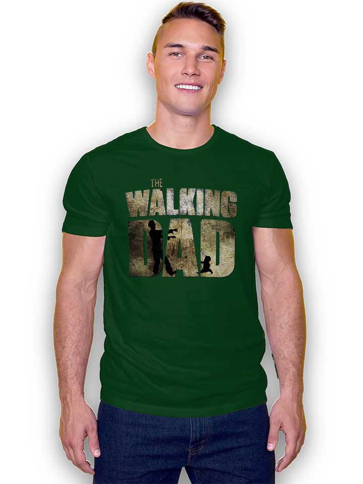 the-walking-dad-t-shirt dunkelgruen 2