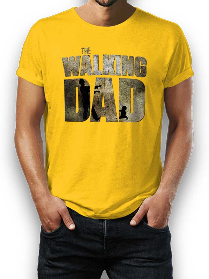 the-walking-dad-t-shirt gelb 1