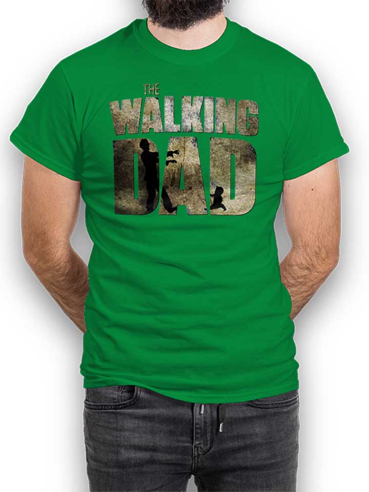 the-walking-dad-t-shirt gruen 1