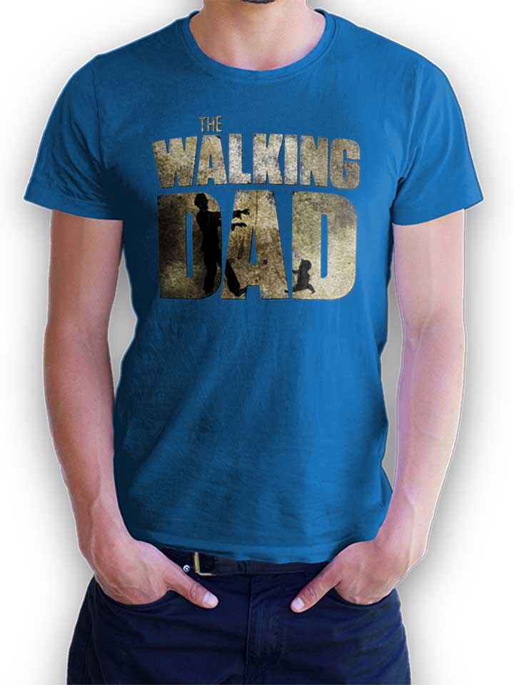 The Walking Dad T-Shirt bleu-roi L
