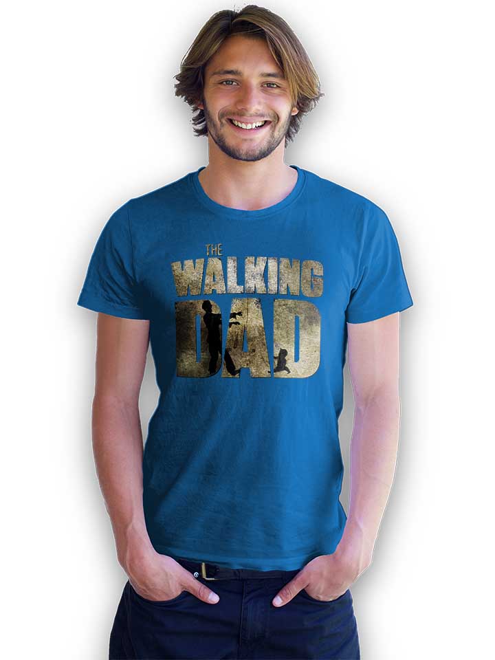 the-walking-dad-t-shirt royal 2