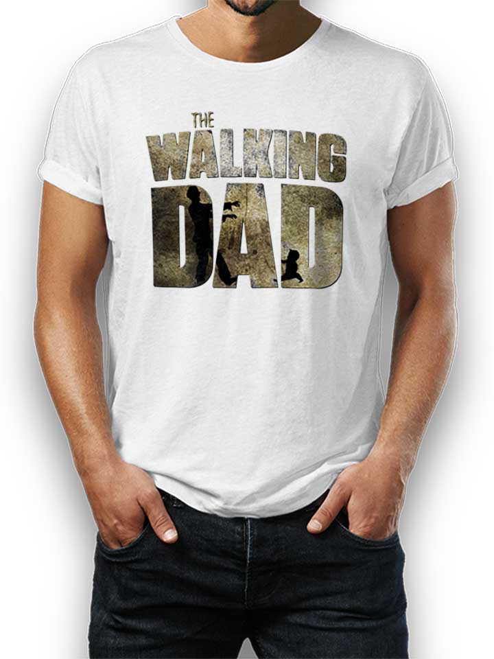 The Walking Dad T-Shirt weiss L