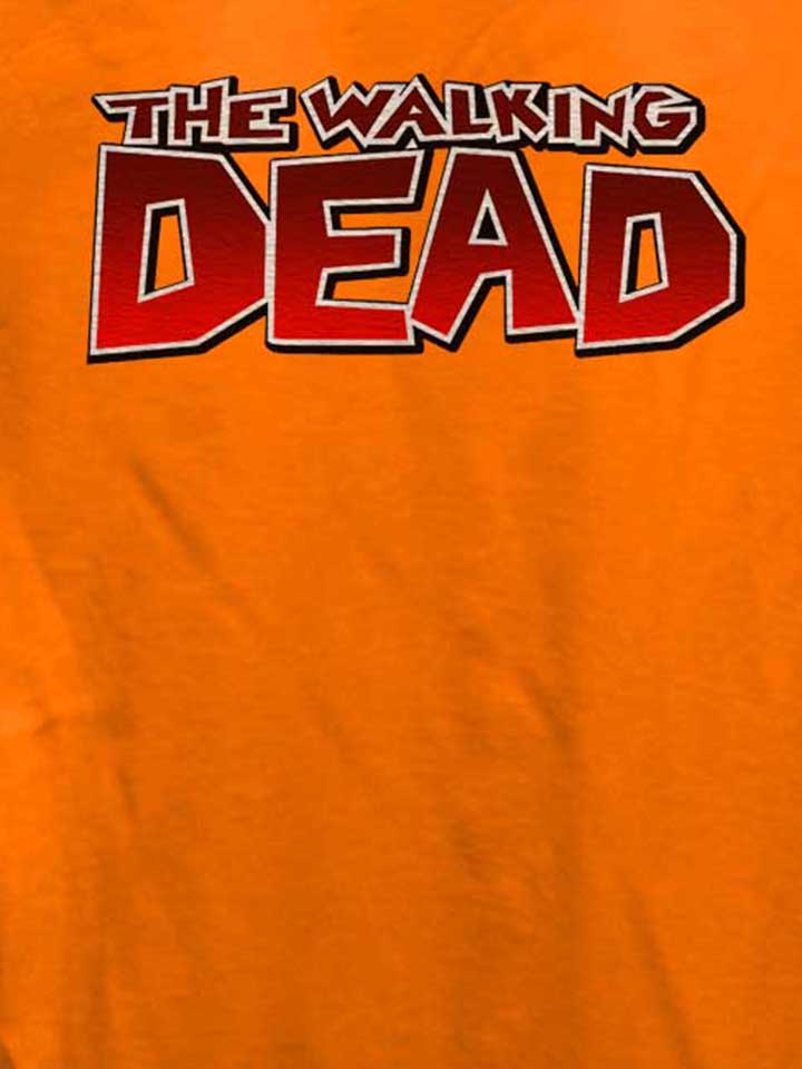 the-walking-dead-damen-t-shirt orange 4