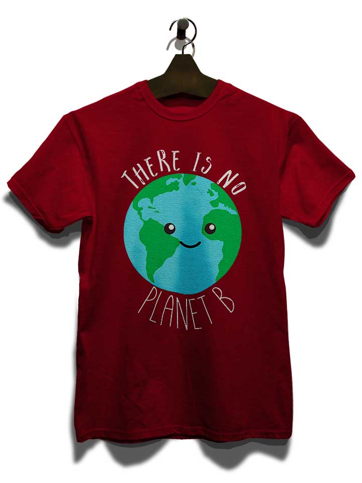 there-is-no-planet-b-t-shirt bordeaux 3